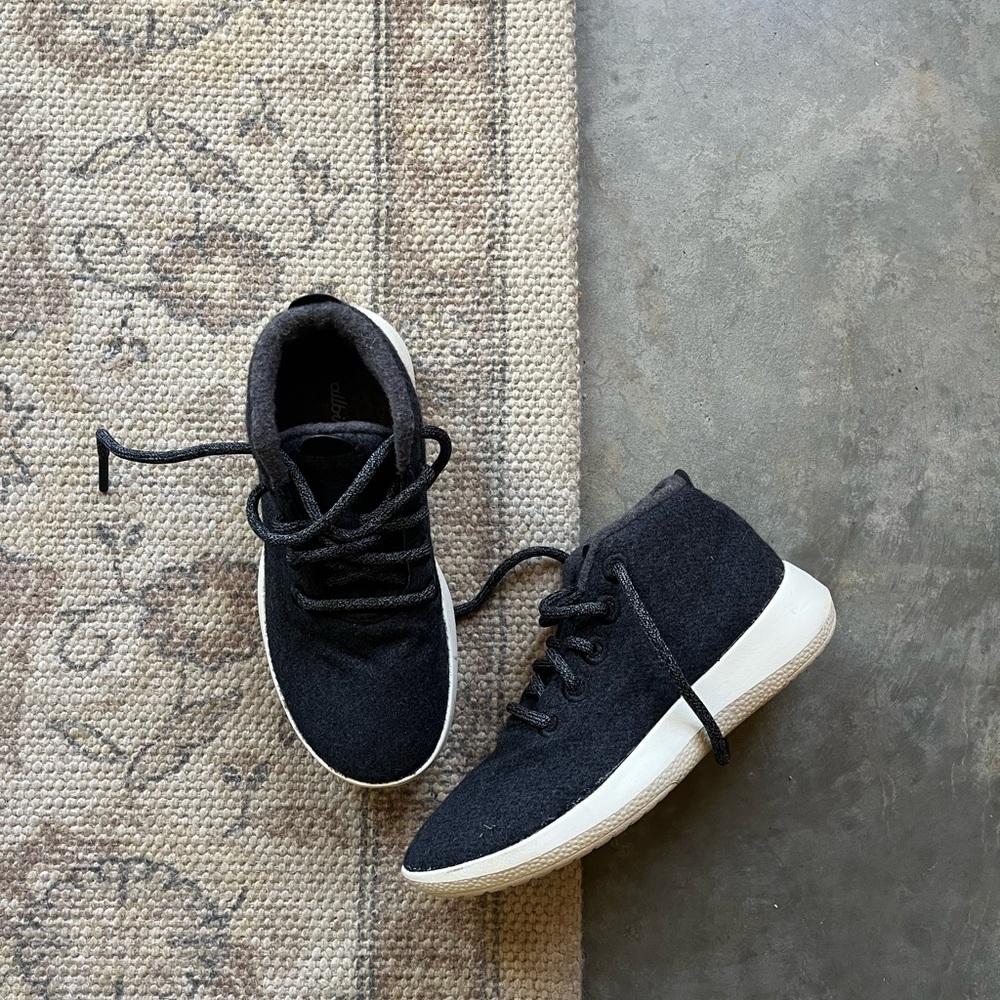 Allbirds Women's Charcoal High-Top Wool Sneakers